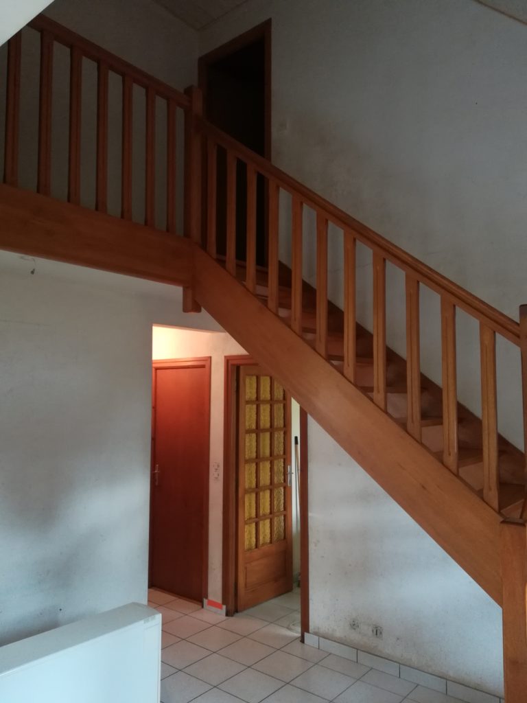 Rénovation Escalier Trinité Surzur - AVANT